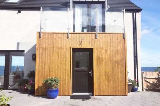 Timber Cladding Rear of House